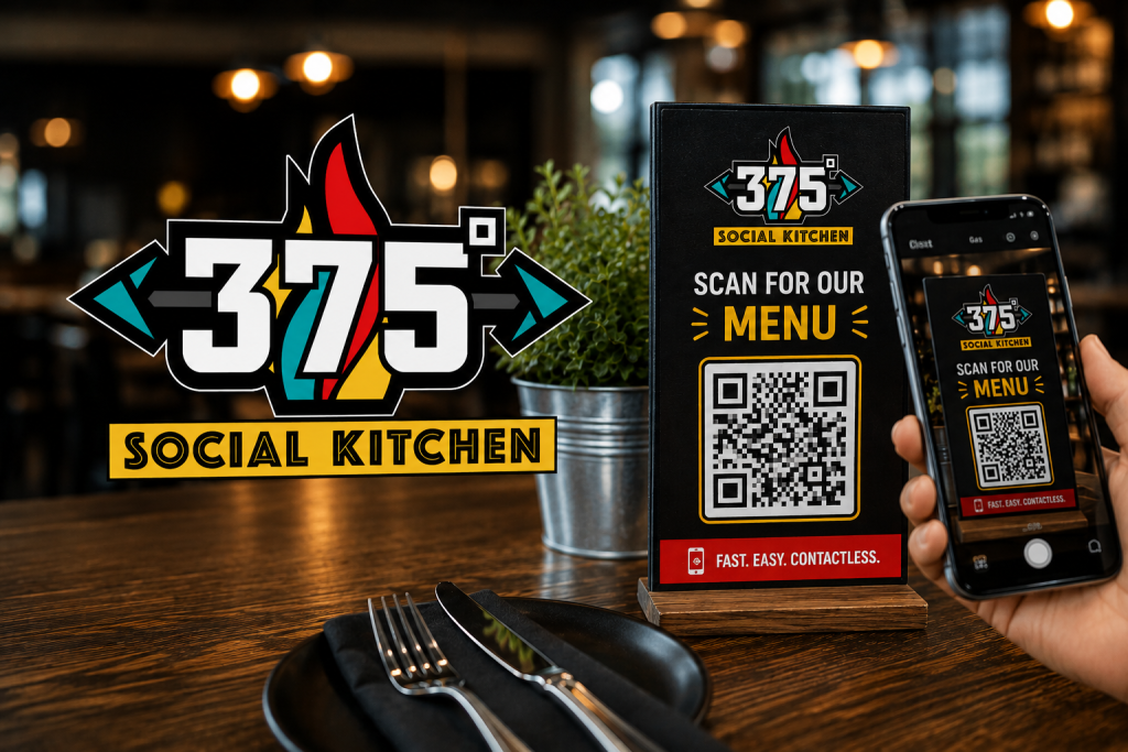 QR Code Menu for Restaurant Service That Sells