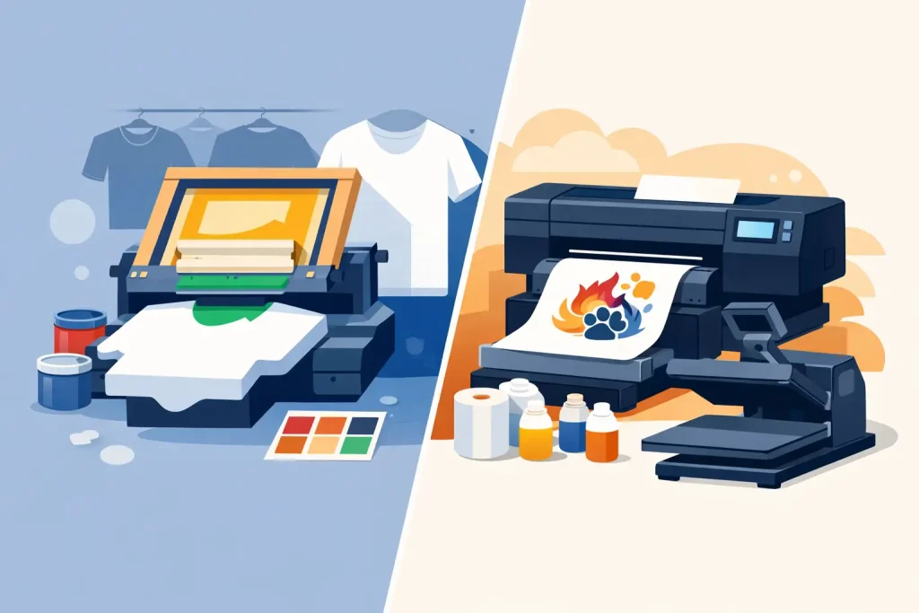 Screen Printing vs DTF: Which Fits Your Brand?