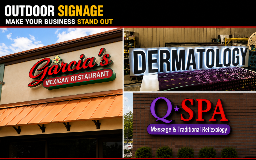 Outdoor Signage That Gets Your Business Noticed